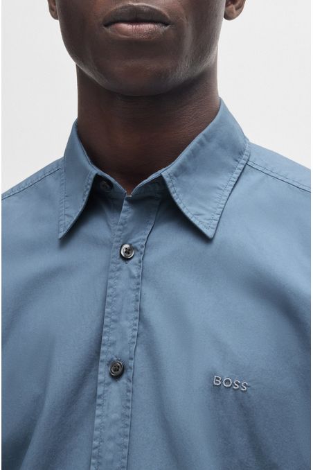 CAMISA REGULAR FIT EN POPELÍN DE ALGODÓN CAMISA REGULAR FIT HOMBRE