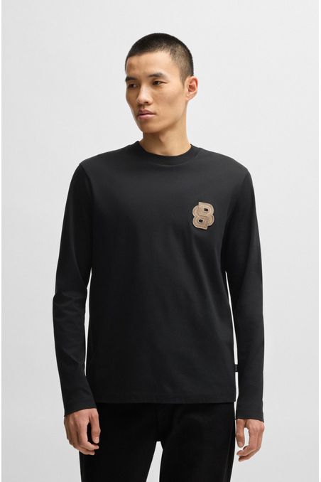 POLERA BOSS X CREATION OF THE GODS DE ALGODÓN PLAYERA REGULAR FIT HOMBRE