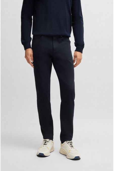 VAQUEROS PORSCHE X BOSS TAPERED FIT DE TEJIDO VAQUERO ELÁSTICO TÉCNICO EN TONO AZUL JEANS TAPERED FIT HOMBRE