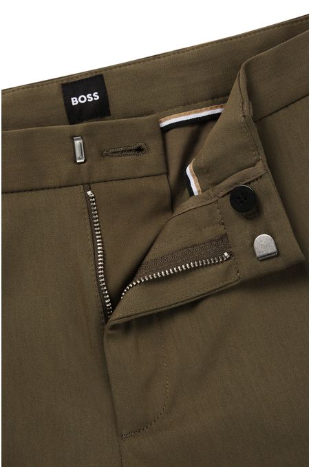 PANTALONES SLIM FIT DE ALGODÓN ELÁSTICO PANTALONES CASUALES SLIM FIT HOMBRE