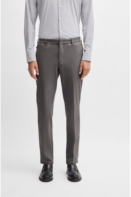 PANTALONES SLIM FIT DE ALGODÓN ELÁSTICO PANTALONES CASUALES SLIM FIT HOMBRE