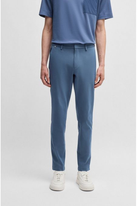 PANTALONES SLIM FIT DE ALGODÓN ELÁSTICO PANTALONES CASUALES SLIM FIT HOMBRE