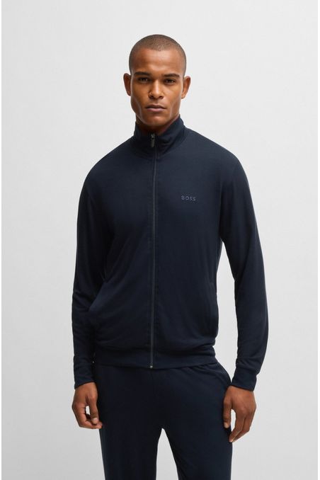 CHÁNDAL RELAXED FIT EN TEJIDO ELÁSTICO CON DETALLES DE LOGO REGULAR FIT HOMBRE