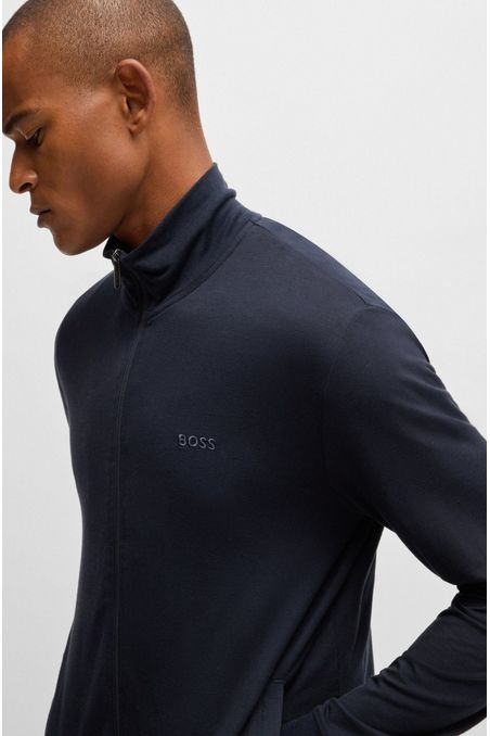 CHÁNDAL RELAXED FIT EN TEJIDO ELÁSTICO CON DETALLES DE LOGO REGULAR FIT HOMBRE