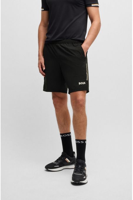 SHORTS DE TENIS ACTIVOS EN TEJIDO MULTIELÁSTICO SHORTS REGULAR FIT HOMBRE