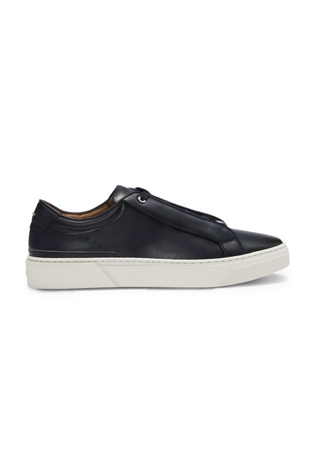 DEPORTIVAS DE CAÑA BAJA GARY DE PIEL BRUÑIDA TENIS HOMBRE