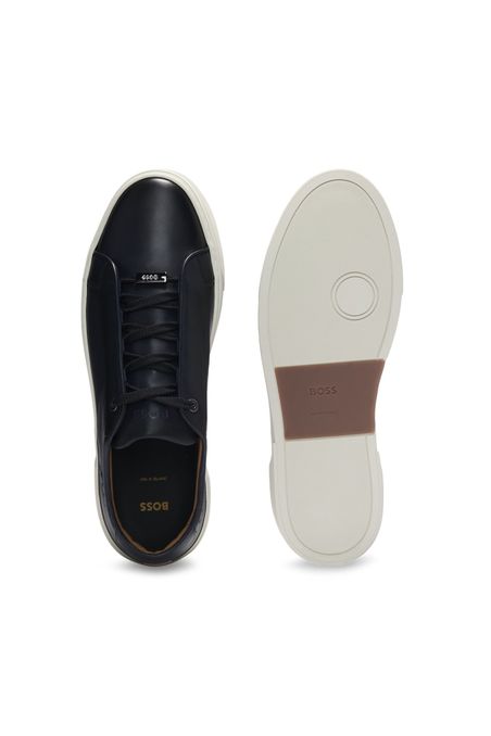 DEPORTIVAS DE CAÑA BAJA GARY DE PIEL BRUÑIDA TENIS HOMBRE