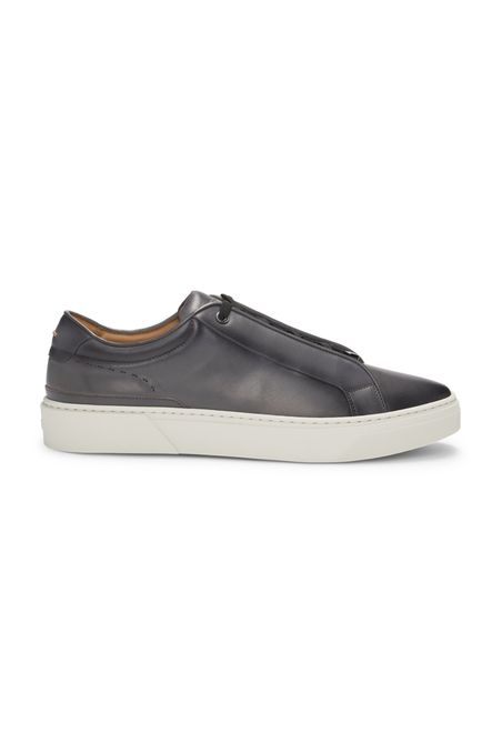 DEPORTIVAS DE CAÑA BAJA GARY DE PIEL BRUÑIDA TENIS HOMBRE