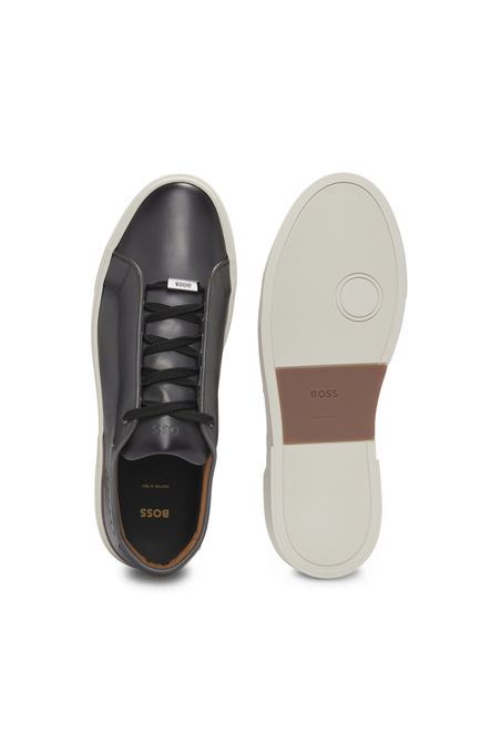 DEPORTIVAS DE CAÑA BAJA GARY DE PIEL BRUÑIDA TENIS HOMBRE