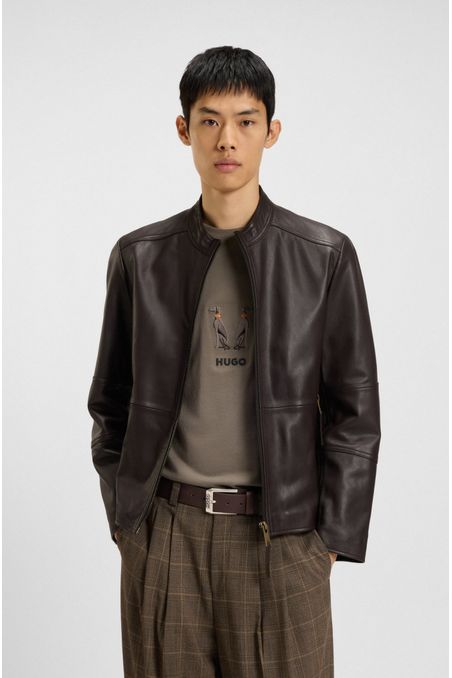 CINTURÓN DE PIEL CON HEBILLA CON LOGO CINTURÓN FORMAL HOMBRE