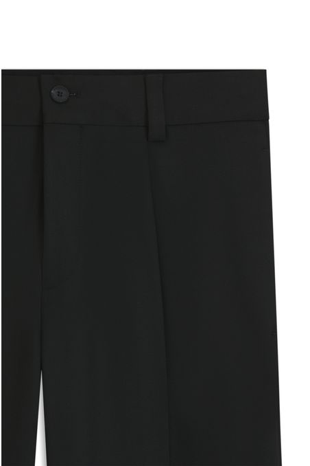 PANTALONES DE CORTE MODERNO EN SARGA ELÁSTICA CON RAYA DELANTERA PANTALONES FORMALES MODERN FIT HOMBRE