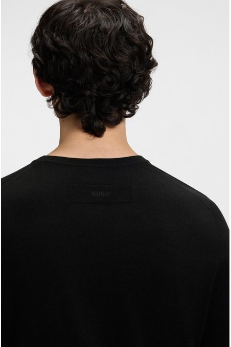 JERSEY REGULAR FIT DE PUNTO CON CUELLO REDONDO SUETÉR REGULAR FIT HOMBRE