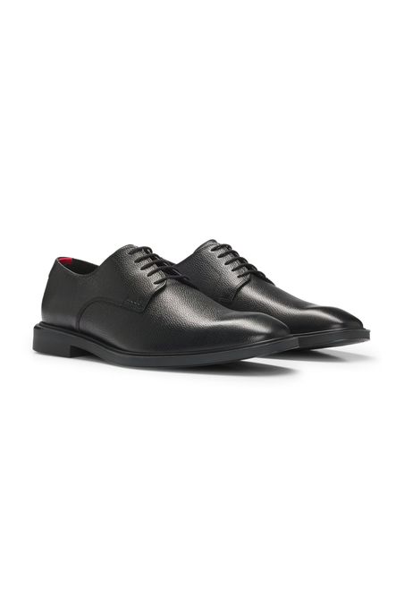 ZAPATOS DERBY DE PIEL GRANULADA ZAPATOS BUSINESS HOMBRE