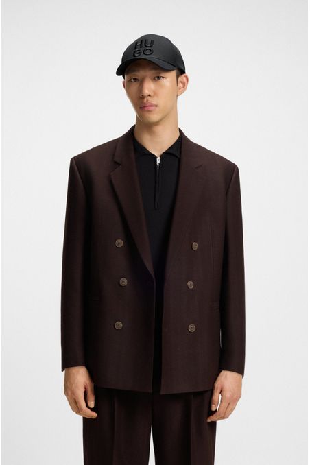 GORRA DE SARGA DE ALGODÓN CON LOGO BORDADO GORRA HOMBRE