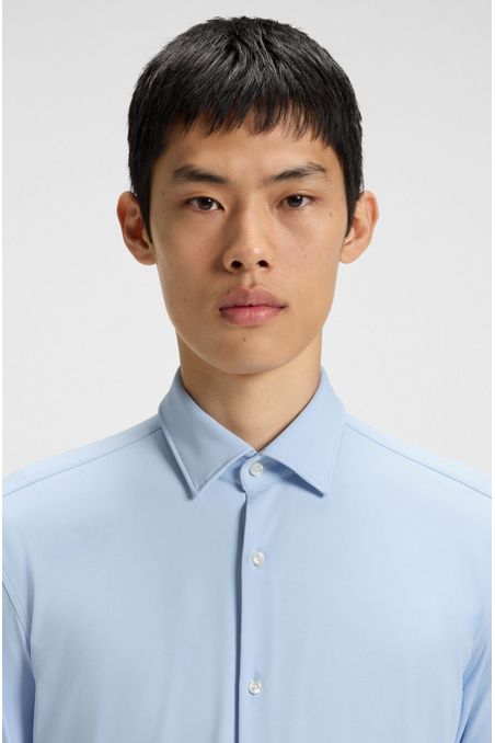 CAMISA SLIM FIT DE PUNTO ELÁSTICO TÉCNICO CAMISA SLIM FIT HOMBRE