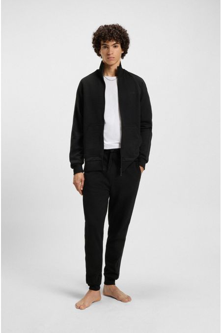 PANTALONES DE CHÁNDAL EN FELPA DE ALGODÓN CON CINTA DE LOGOS PANTALONES HOMBRE