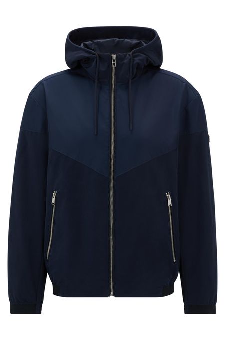 CHAQUETA ACOLCHADA REPELENTE AL AGUA CON LOGO ESTAMPADO HOMBRE