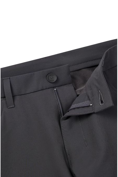 PANTALONES SLIM FIT EN SARGA DE ALGODÓN ELÁSTICO HOMBRE