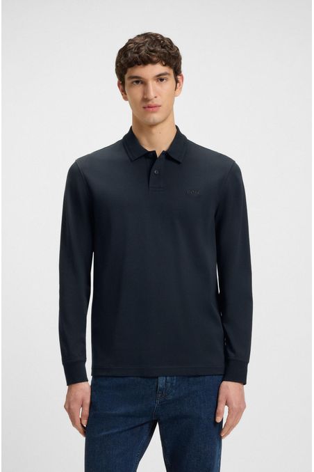 POLO PALLAS DE PIQUÉ DE ALGODÓN CON DETALLE DE LOGOTIPO HOMBRE