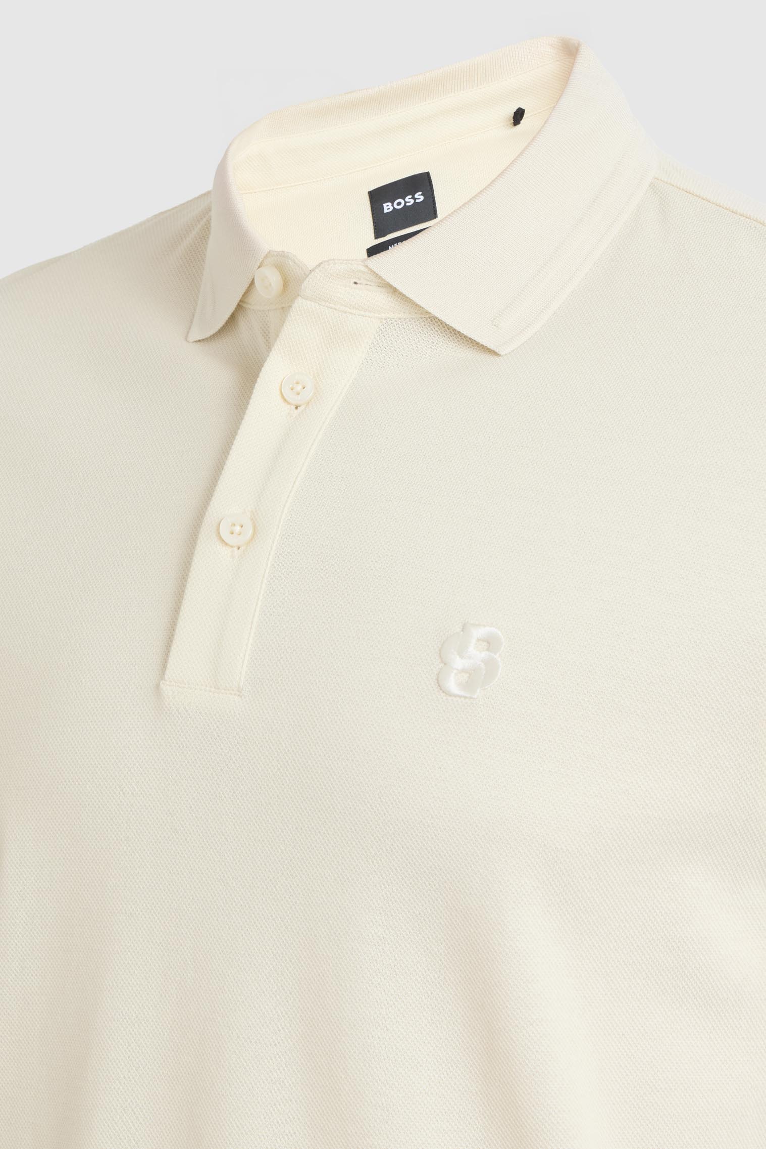 POLO DE JERSEY OPEN WHITE M
