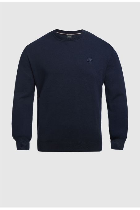 SWEATER DE PUNTO DARK BLUE M