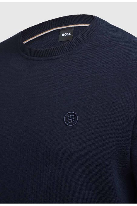 SWEATER DE PUNTO DARK BLUE M