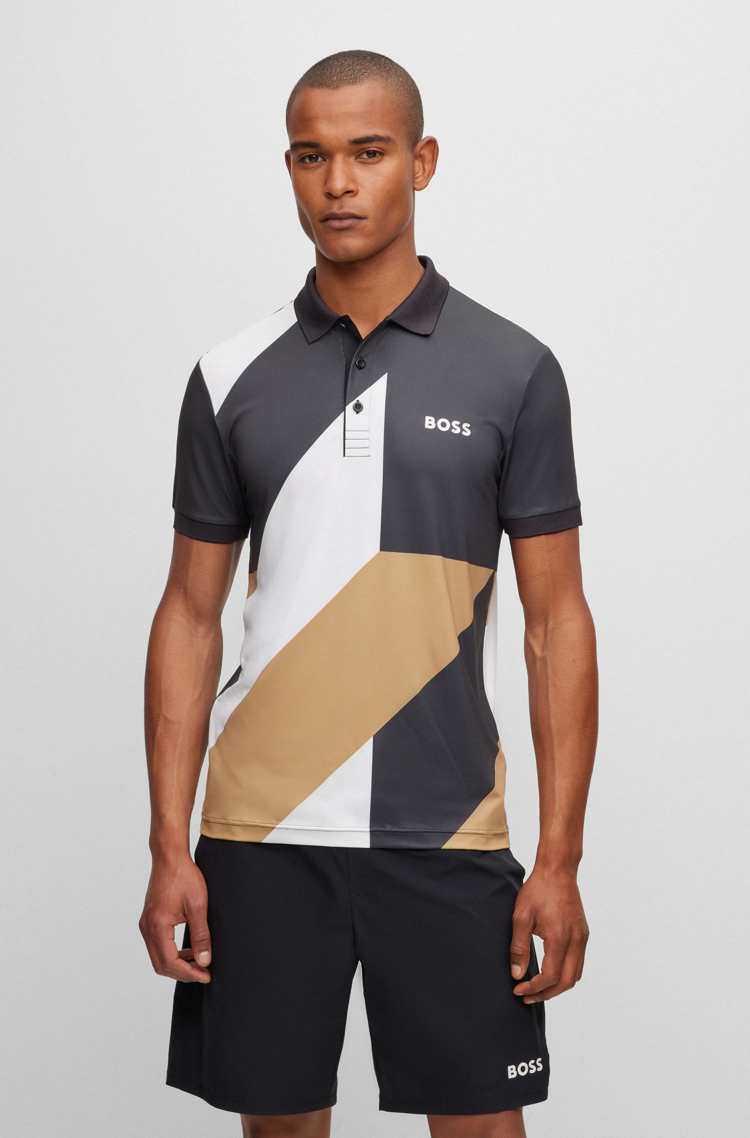 POLO SLIM FIT BOSS X MATTEO BERRETTINI HOMBRE