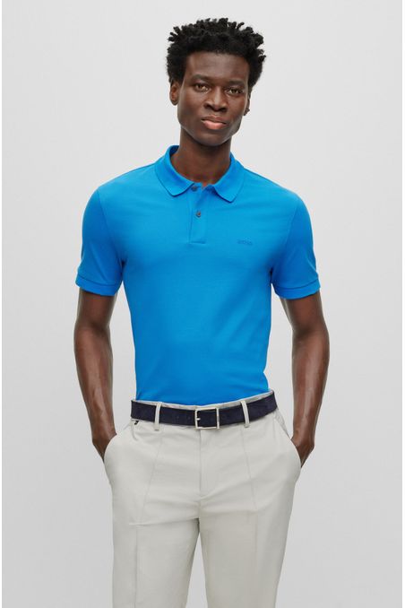 POLO REGULAR FIT DE ALGODÓN CON LOGO HOMBRE