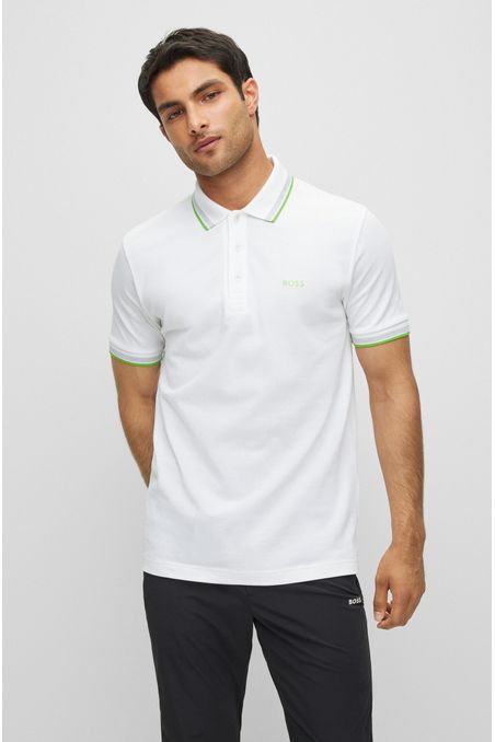 POLO REGULAR FIT DE ALGODÓN CON DETALLES HOMBRE