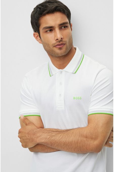 POLO REGULAR FIT DE ALGODÓN CON DETALLES HOMBRE