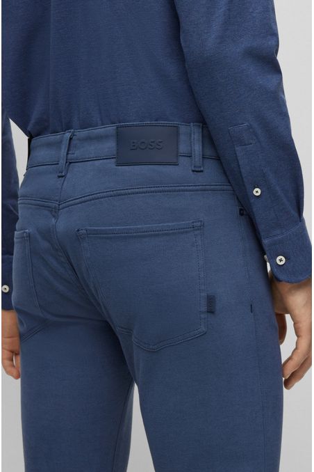 JEANS SLIM FIT DE TIRO MEDIO DENIM HOMBRE