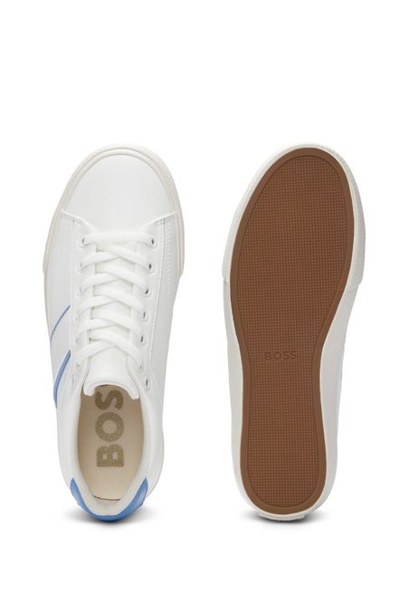 ZAPATILLAS DE CAÑA BAJA CON DETALLES EN CONTRASTE MUJER