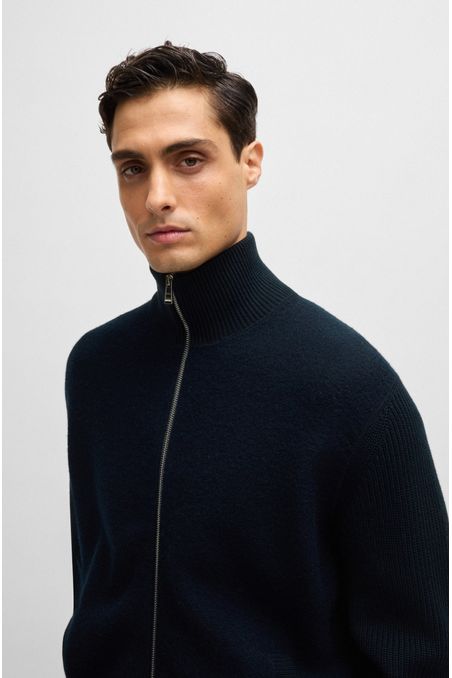 PARKA REGULAR FIT DE ALGODÓN Y LANA CON DIVERSAS ESTRUCTURAS HOMBRE