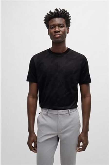 POLERA REGULAR FIT DE ALGODÓN MERCERIZADO HOMBRE