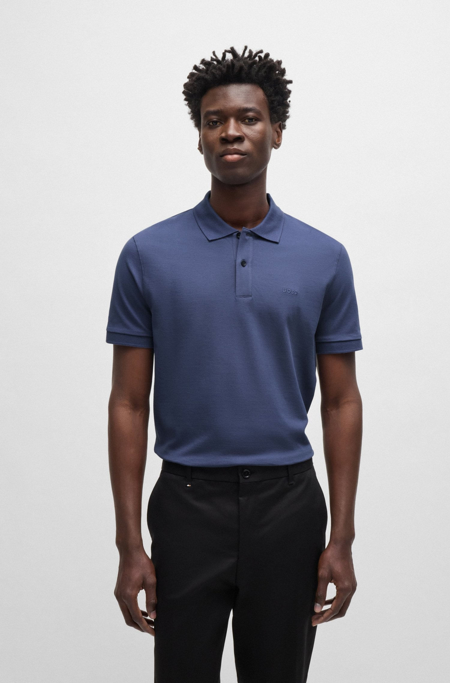 POLO REGULAR FIT DE ALGODÓN CON LOGO BORDADO HOMBRE