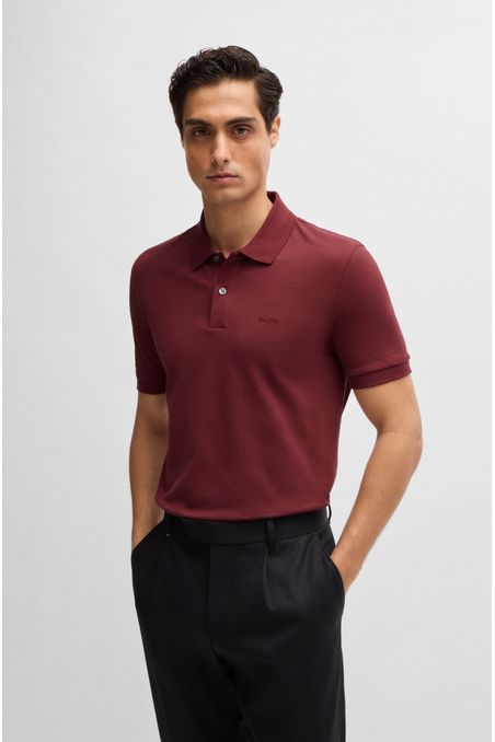 POLO REGULAR FIT DE ALGODÓN CON LOGO BORDADO HOMBRE