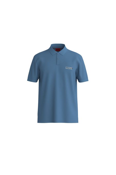 POLO DE PIQUÉ DE ALGODÓN CON LOGO ESTAMPADO HOMBRE