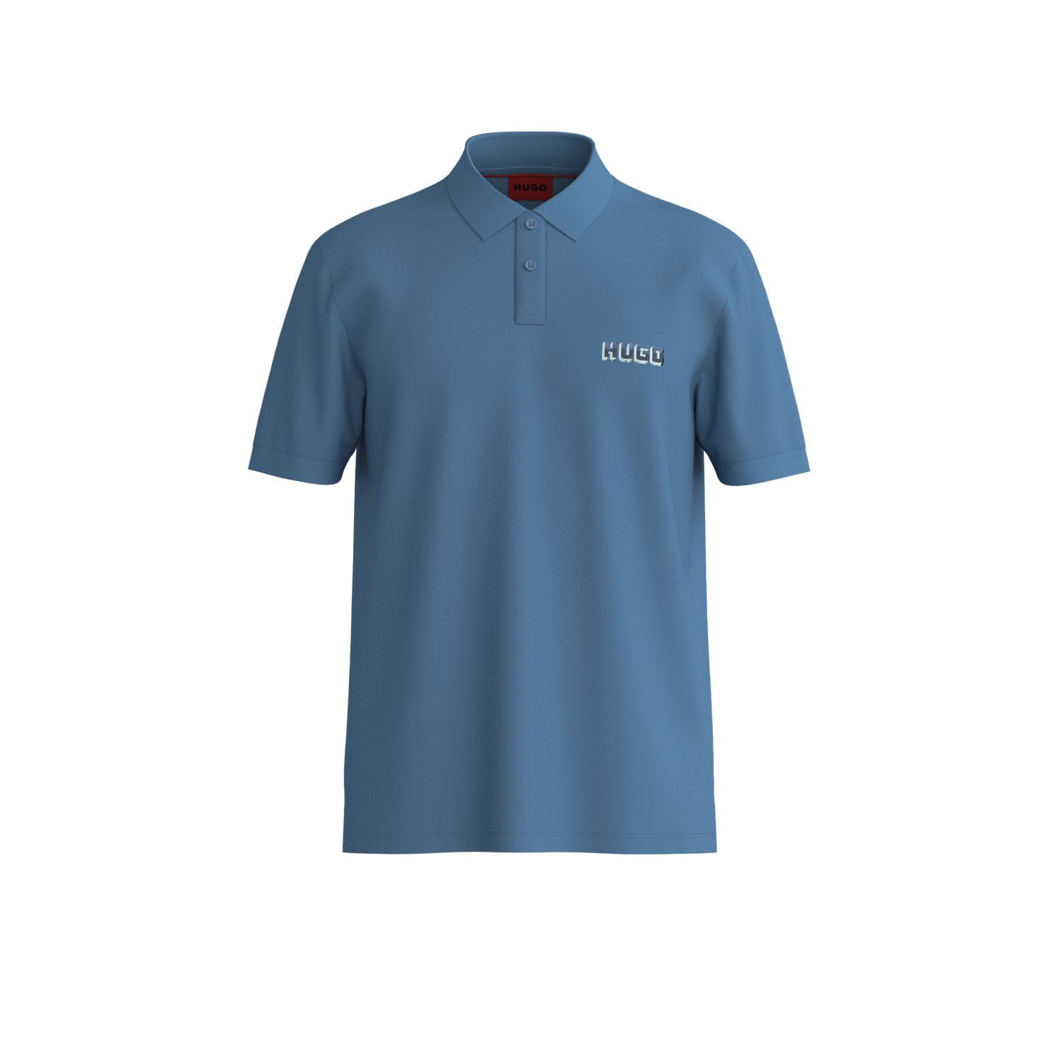 POLO DE PIQUÉ DE ALGODÓN CON LOGO ESTAMPADO HOMBRE