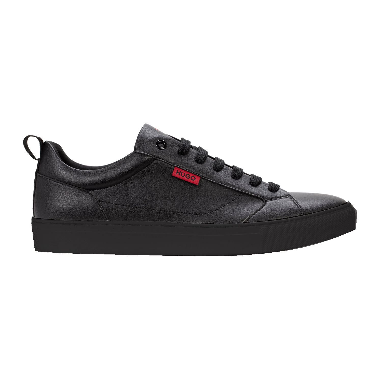 ZAPATILLAS TIPO CUPSOLE DE PIEL SINTÉTICA CON BANDERA CON LOGO HOMBRE