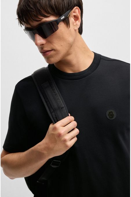 POLERA TERMORREGULADORA DE ALGODÓN CON MONOGRAMA DOUBLE B PLAYERA REGULAR FIT HOMBRE