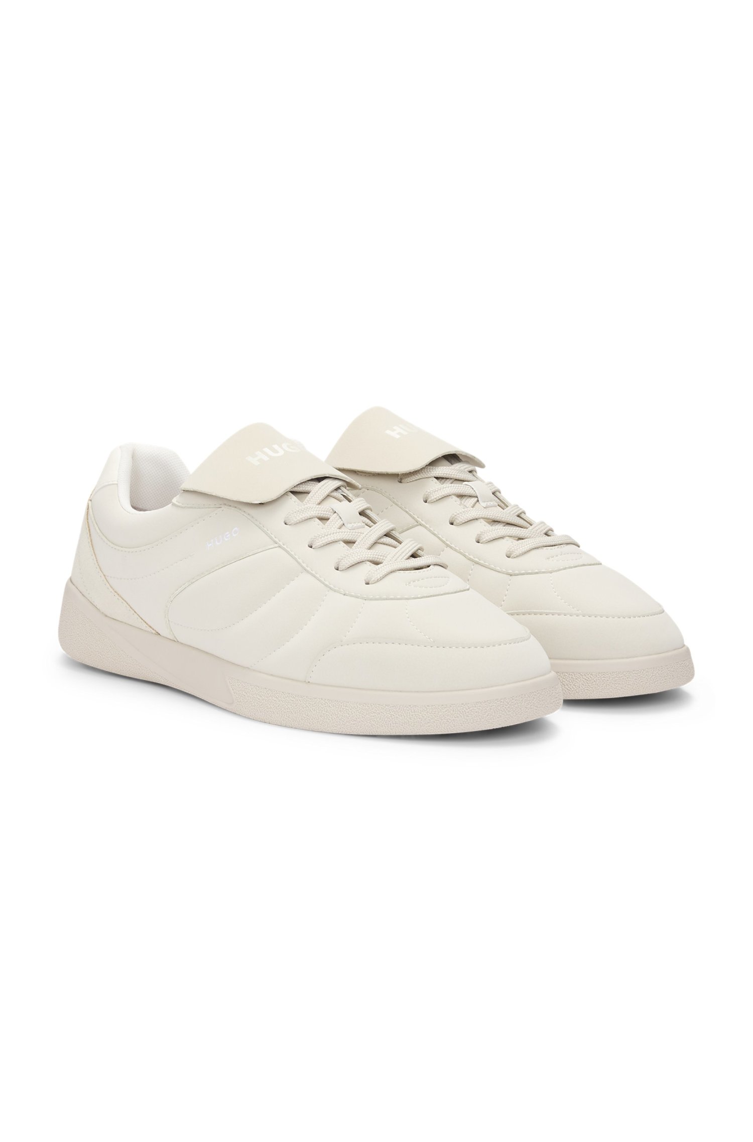 DEPORTIVAS DE EFECTO NOBUK CON LENGÜETA PLEGABLE TENIS HOMBRE