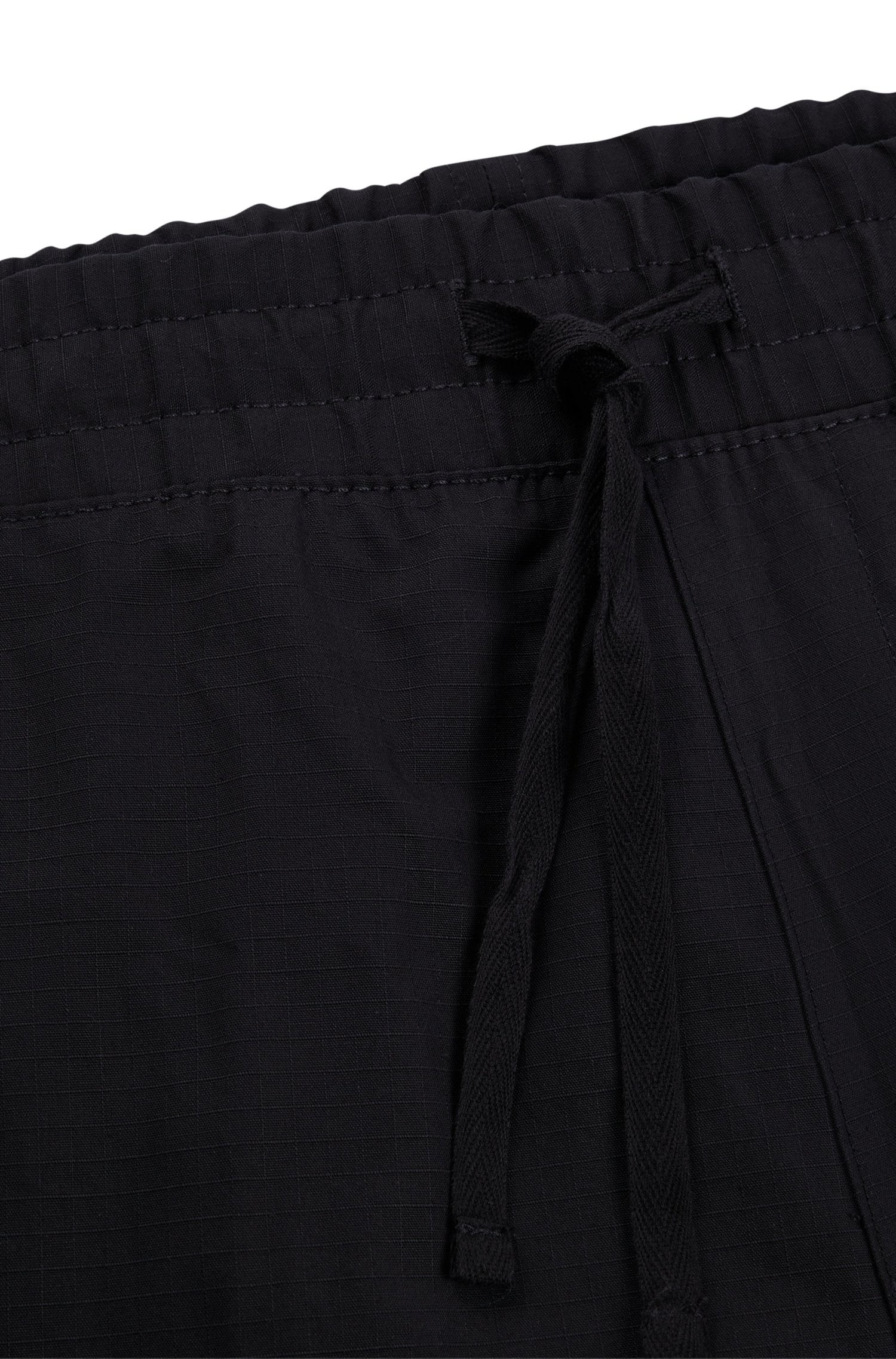 PANTALONES CARGO RELAXED FIT DE ALGODÓN ESTRUCTURADO PANTALONES CASUALES RELAXED FIT HOMBRE