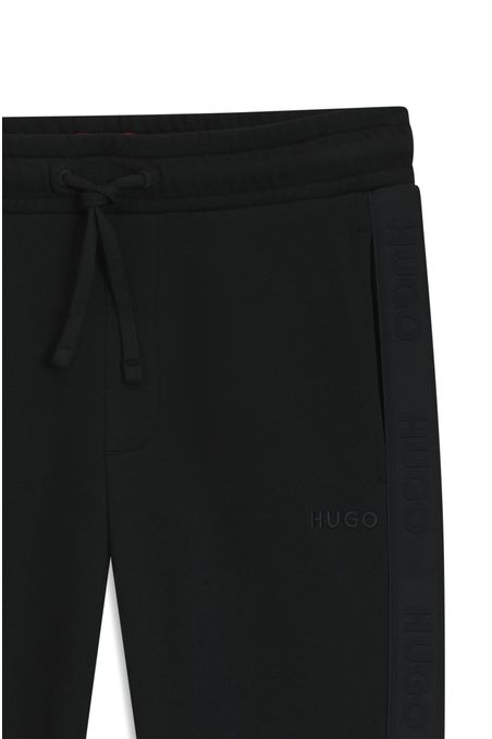 PANTALONES DE CHÁNDAL EN FELPA DE ALGODÓN CON CINTA DE LOGOS PANTALONES HOMBRE