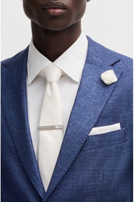 BLAZER SLIM FIT EN TEJIDO CON MICRODIBUJO BLAZERS SLIM FIT HOMBRE