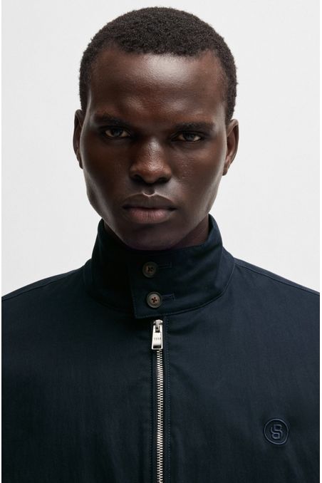 CHAQUETA DE ALGODÓN CON MONOGRAMA DOUBLE B CHAMARRA REGULAR FIT HOMBRE