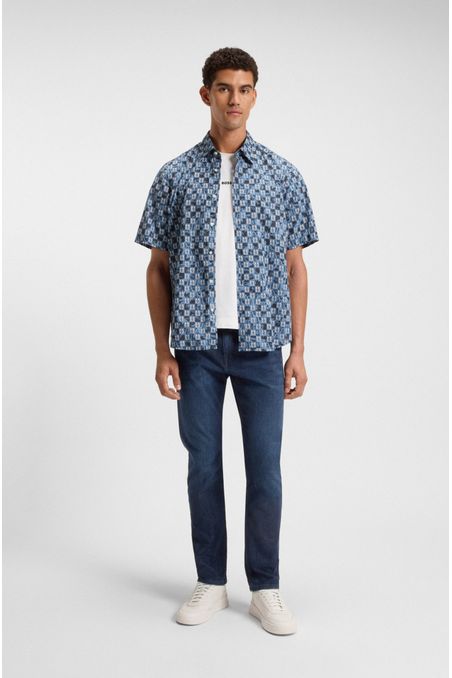 JEANS DELAWARE SLIM FIT DE DENIM AZUL OSCURO JEANS SLIM FIT HOMBRE