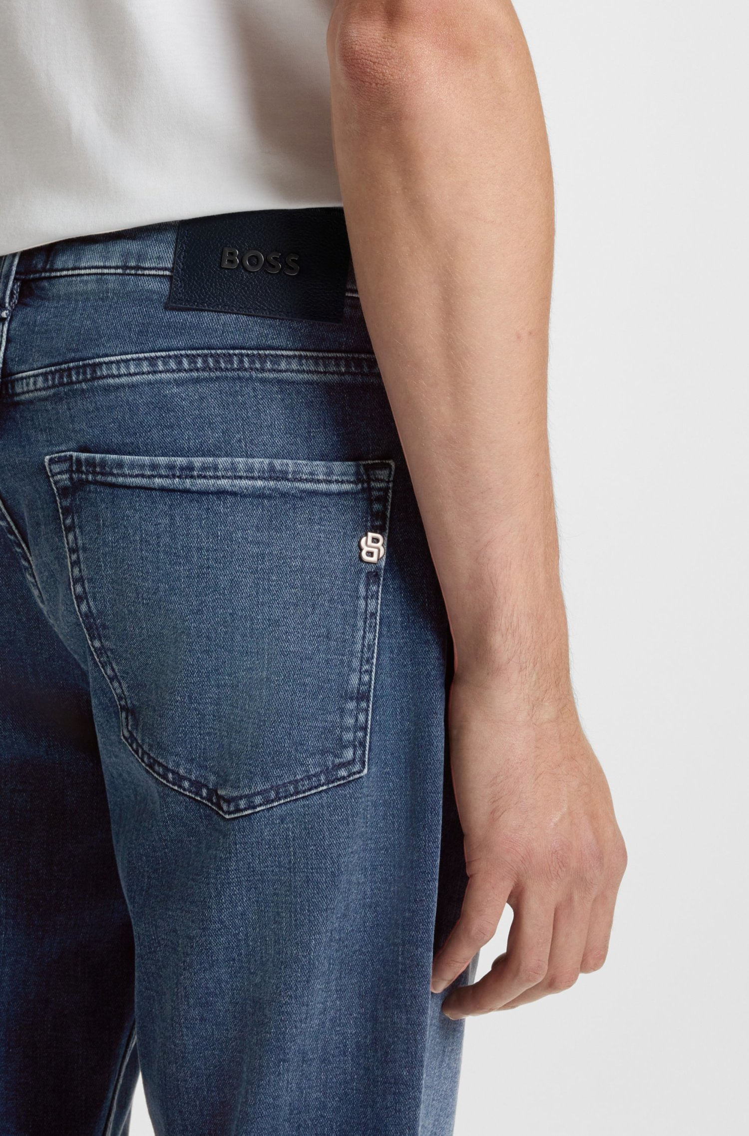 JEANS MAINE REGULAR FIT DE DENIM ITALIANO AZUL JEANS REGULAR FIT HOMBRE