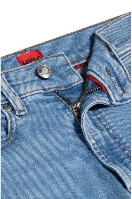 JEANS SKINNY FIT DE TEJIDO DENIM SUPERELÁSTICO AZUL JEANS SKINNY FIT MUJER Azul 50535133435