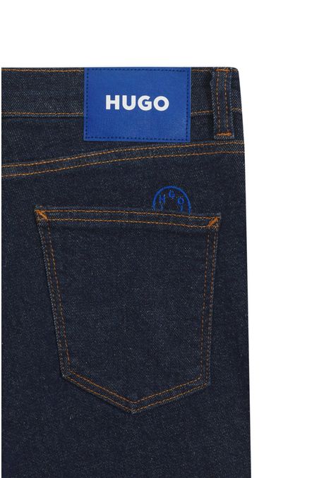 JEANS SKINNY FIT EN DENIM ELÁSTICO AZUL OSCURO JEANS SKINNY FIT MUJER Azul Oscuro 50513694410