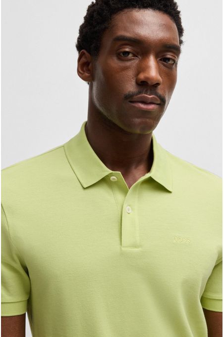 POLO PALLAS DE PIQUÉ DE ALGODÓN CON DETALLE DE LOGOTIPO POLO REGULAR FIT HOMBRE